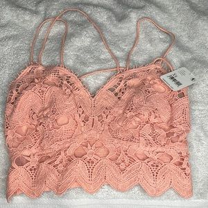 Free People Lace Crop